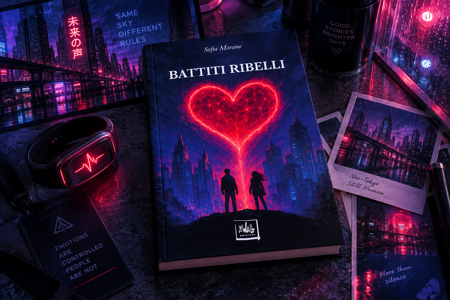 Battiti ribelli di Sofia Marano: in una Neo-Tokyo distopica, sentire le emozioni è l’atto di ribellione più grande